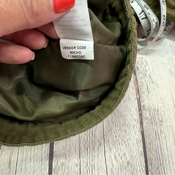 the roaster life co. military inspired olive green jacket sz XS grunge indie - Picture 12 of 12